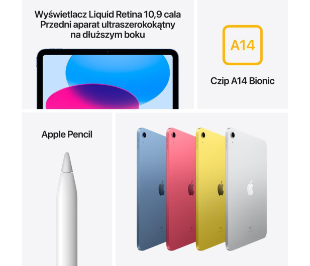 Apple iPad 10,9" 10gen 64GB Wi-Fi Pink - 1083275 - zdjęcie 6